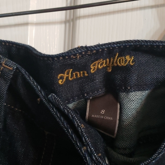 ANN TAYLOR DENIM SKIRT - Picture 4 of 4